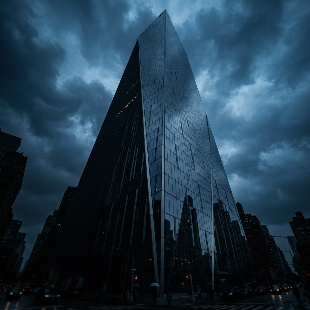 Modern glass office tower with clean reflective windows